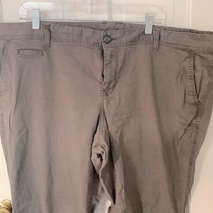 Gray petite work pants